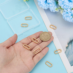 8Pcs Brass Spring Gate Rings&nbsp;KK-ME0003-20