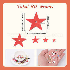 80G PVC Plastic Sequins Confetti&nbsp;AJEW-SP0001-99A
