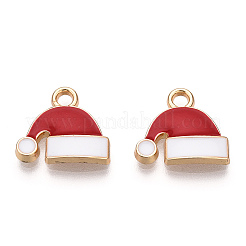 Golden Plated Alloy Enamel Charms&nbsp;ENAM-T009-96-RS