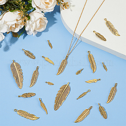 80Pcs 10 Styles Tibetan Style Alloy Pendants&nbsp;FIND-AR0005-91