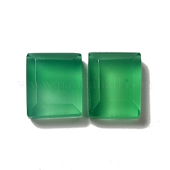 Dyed & Heated Natural Green Onyx Agate Cabochons&nbsp;G-G975-04B-01