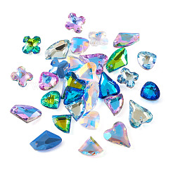 60Pcs 30 Styles Electroplated Glass Pendants&nbsp;EGLA-TA0001-48