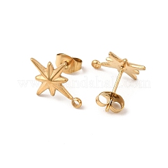 304 Stainless Steel Stud Earrings&nbsp;STAS-K291-13B-G