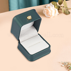 2Pcs PU Leather Jewelry Boxes&nbsp;CON-CL0001-16