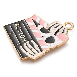 Alloy Enamel Pendants&nbsp;ENAM-Q508-03C