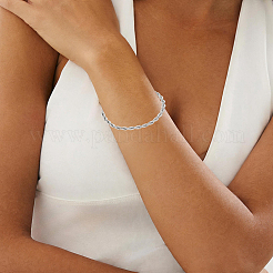 1Pc 5MM 304 Stainless Steel Rope Chain Bracelets for Women&nbsp;BJEW-DJ0001-85