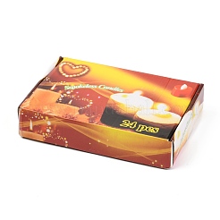 Plastic Flameless LED Tea Light Candles&nbsp;AJEW-H123-01B