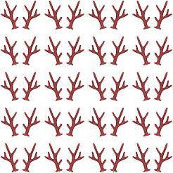 40Pcs Velvet Antler Snowman Hand Branch&nbsp;DOLL-GF0001-08A