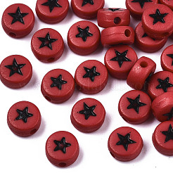 Opaque Acrylic Beads&nbsp;MACR-N008-32