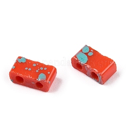 2-Hole Opaque Glass Seed Beads&nbsp;SEED-N004-002-A07