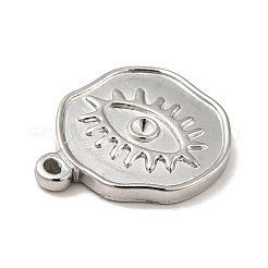 Tarnish Resistant 304 Stainless Steel Pendants Rhinestone Setting&nbsp;STAS-A066-18P