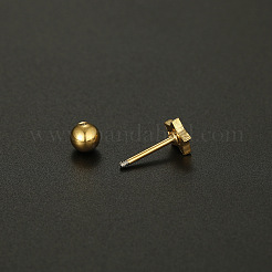 スター 316L サージカルステンレススチール 軟骨ピアス  ゴールドカラー  2＃  バー：6mm  ピン：0.8mm&nbsp;FS-WG6A06F-02
