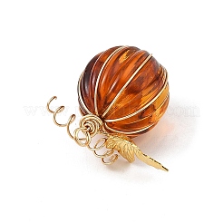 Transparent Acrylic 304 Stainless Steel Pendants&nbsp;PALLOY-TA00447