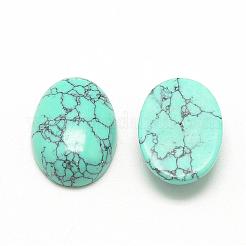 Synthetic Turquoise Cabochons&nbsp;G-R415-14x10-44