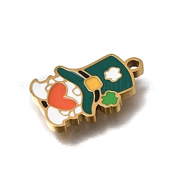304 Stainless Steel Enamel Pendants&nbsp;SA-CBAA2E4-15G