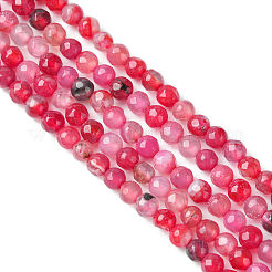 Natural Crackle Agate Bead Strands&nbsp;X-G-R344-4mm-55