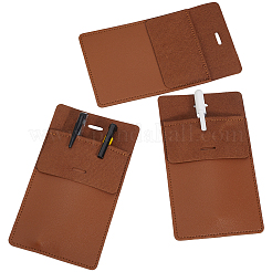 Rectangle PU Leather Pocket Pen Bag for Doctor Nurse&nbsp;AJEW-WH20060-95B