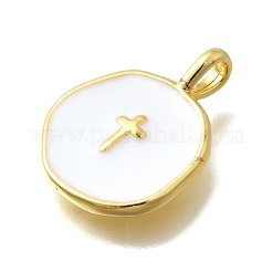 Brass with Enamel Pendants&nbsp;LS-KK-D295-31G-02