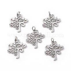 Tarnish Resistant 304 Stainless Steel Pendants&nbsp;STAS-S105-T517S
