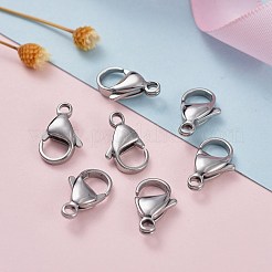 Tarnish Resistant 304 Stainless Steel Lobster Claw Clasps&nbsp;STAS-AB15