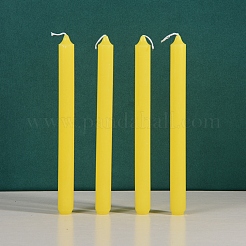 パラフィンキャンドル  ストリップ型無煙キャンドル  結婚式のための装飾  パーティー  きいろ  247x21mm  4個/セット&nbsp;DIY-D027-09C