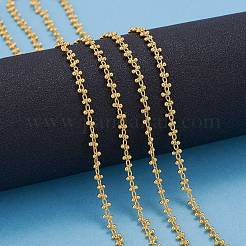 Handmade Brass Beaded Chains&nbsp;CHC-I006-02G