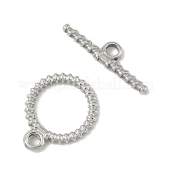 304 Stainless Steel Toggle Clasps&nbsp;STAS-L022-539P