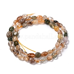Natural Rutilated Quartz Beads Strands&nbsp;G-F706-11A