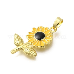 Rack Plating Brass Pendants&nbsp;KK-M079-18A-G
