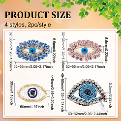 8Pcs 4 Style Handmade Ornament Accessories&nbsp;DIY-FG0003-58