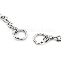 Tarnish Resistant 304 Stainless Steel Cable Chains Bracelet Making&nbsp;AJEW-P119-02P