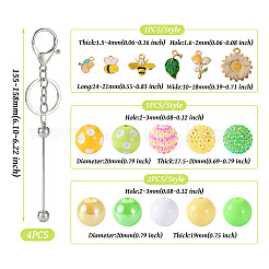 DIY Beadable Keychain Making Kit&nbsp;DIY-TA0008-99
