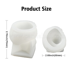 2Pcs 3D Duck Aromatherapy Gypsum Candle Silicone Molds&nbsp;ST-CJ0007-58