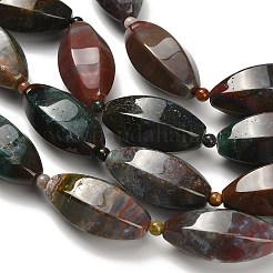 ナチュラオーシャンジャスパービーズ連売り  多面体、柱、菱形、平らな楕円形  シードビーズで  混合図形  12~40.5x8~18x6~17mm  穴：0.9~1.4mm  約9個/連  15.08''~16.14''（38.3~41センチメートル）&nbsp;G-H335-C02