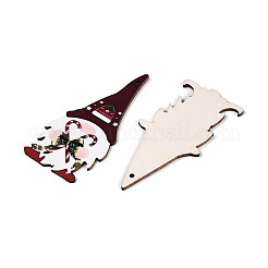 UV Single Face Printed Wood Pendant Decorations&nbsp;WOOD-N020-37