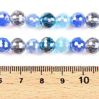 Electroplate Glass Bead Strands&nbsp;GLAA-Z006-01I-1