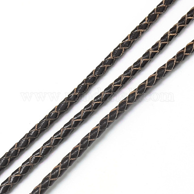 Leather Braided Cord&nbsp;WL-Q005-3mm-12-1