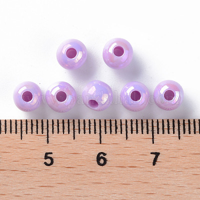 Opaque Acrylic Beads&nbsp;MACR-S370-D6mm-A03-1