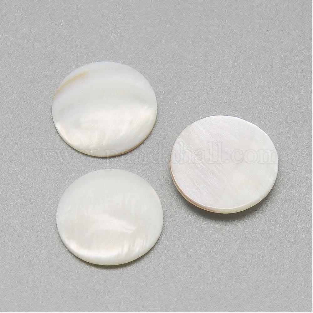 Wholesale Natural Freshwater Shell Cabochons - Pandahall.com