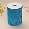 Twisted Nylon Cords, Dodger Blue, 5mm, about 18~19yards/roll(16.4m~17.3m/roll)