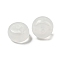 Opaque Acrylic Bead, Rondelle, White, 8x5mm, Hole: 1.6mm