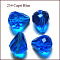 Imitation Austrian Crystal Beads, Grade AAA, K9 Glass, Faceted, Drop, Dodger Blue, 10x12mm, Hole: 0.9~1.5mm