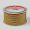 Braided Nylon Threads, Dyed, Dark Goldenrod, 2.5mm, about 10.93 yards(10m)/roll