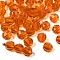 K9 Glass, Imitation Austrian Crystal Beads, Grade AAA, Faceted, Round, Dark Orange, 6mm, Hole: 0.7~0.9mm