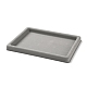 プラスチックブレスレットデザインボード  長方形  グレー  20x27x2.05cm&nbsp;ODIS-P012-02-2
