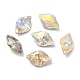K5 Glass Rhinestone Buttons&nbsp;RGLA-H109-07-1