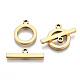 201 Stainless Steel Toggle Clasps&nbsp;X-STAS-Q241-007G-NF-2