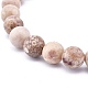 Natural Maifanite/Maifan Stone Bead Stretch Bracelets&nbsp;BJEW-K212-B-044-3