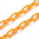 Handmade Opaque Acrylic Paperclip Chains&nbsp;X-KY-S166-002J-4