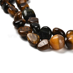 Natural Tiger Eye Beads Strands&nbsp;G-P497-01E-20